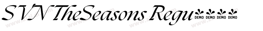 SVN TheSeasons Regu字体转换